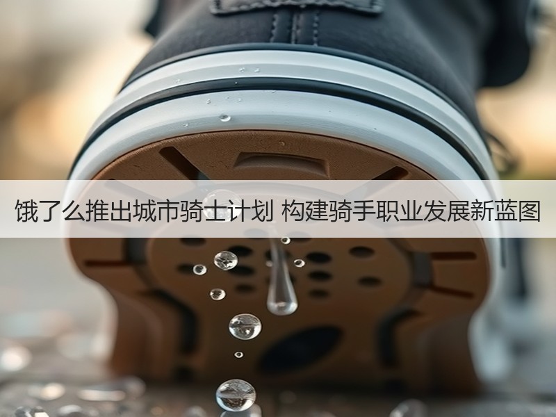 饿了么推出城市骑士计划 构建骑手职业发展新蓝图