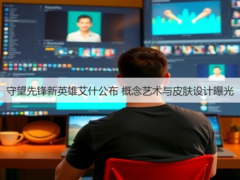 守望先锋新英雄艾什公布 概念艺术与皮肤设计曝光