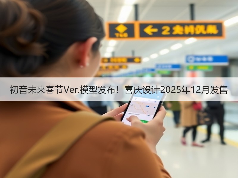 初音未来春节Ver.模型发布！喜庆设计2025年12月发售