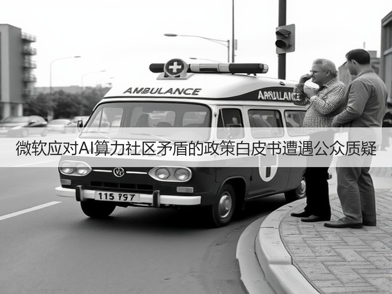 微软应对AI算力社区矛盾的政策白皮书遭遇公众质疑