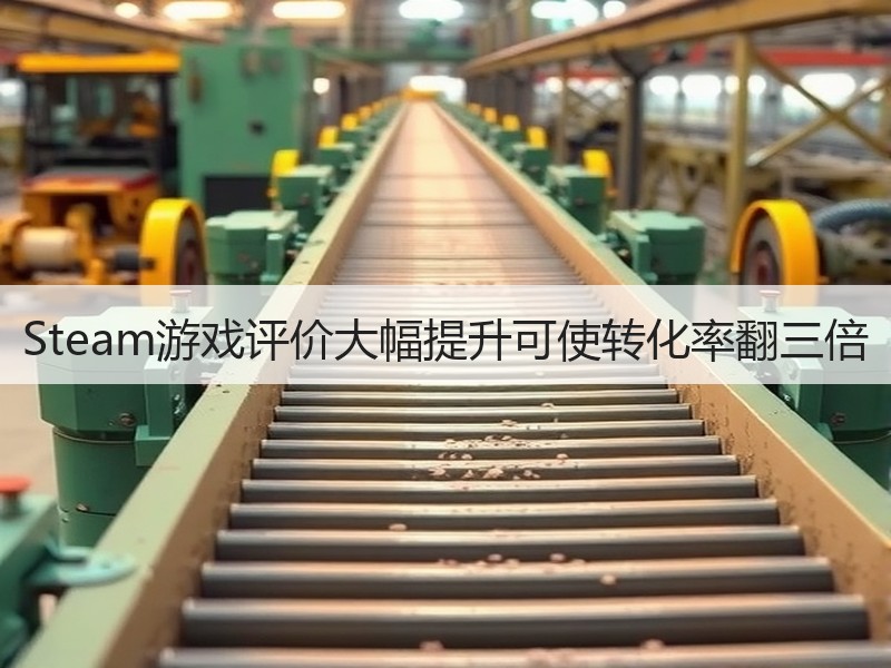 Steam游戏评价大幅提升可使转化率翻三倍