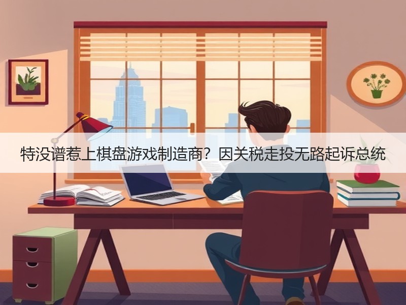 特没谱惹上棋盘游戏制造商？因关税走投无路起诉总统