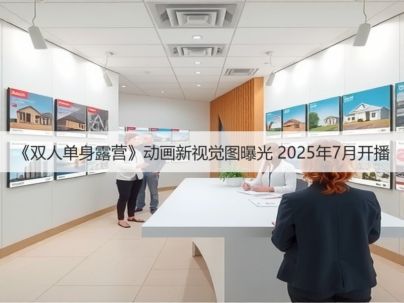 《双人单身露营》动画新视觉图曝光 2025年7月开播