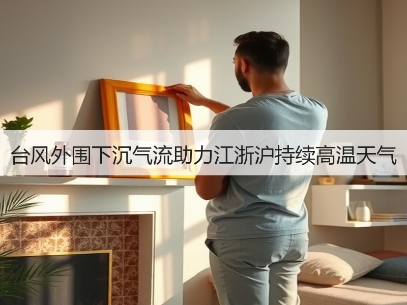 台风外围下沉气流助力江浙沪持续高温天气