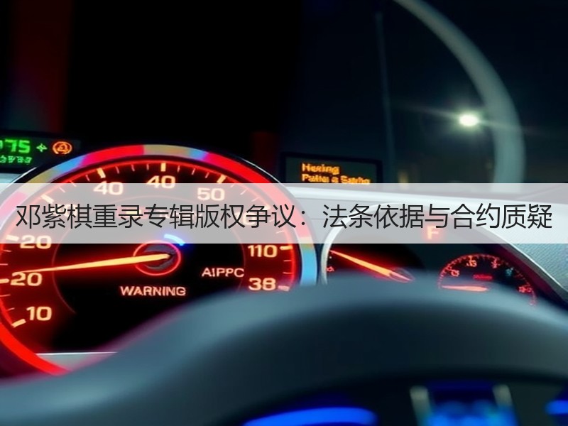 邓紫棋重录专辑版权争议：法条依据与合约质疑