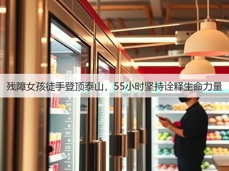 残障女孩徒手登顶泰山，55小时坚持诠释生命力量