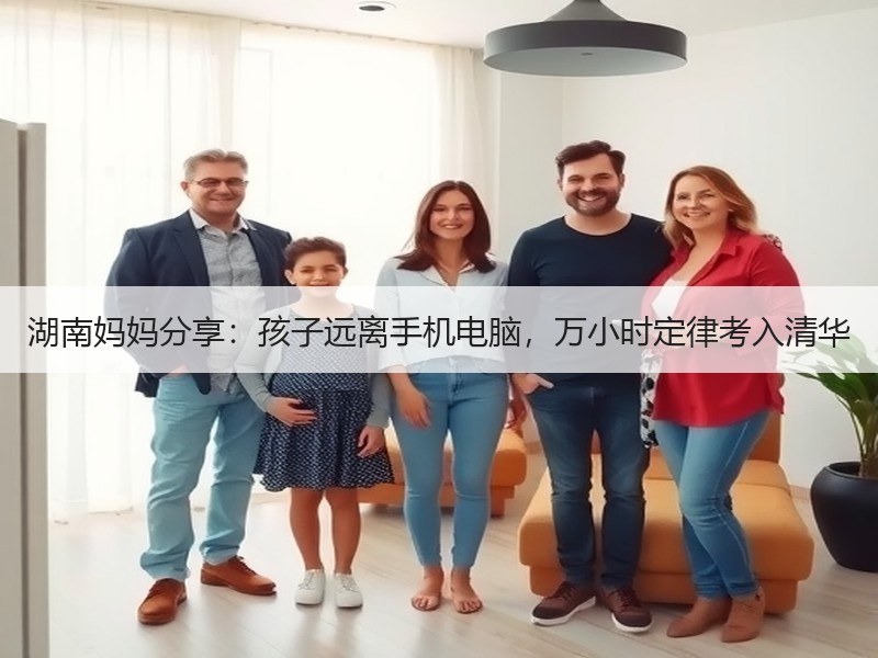 湖南妈妈分享：孩子远离手机电脑，万小时定律考入清华