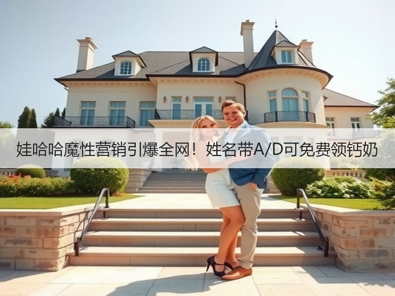 娃哈哈魔性营销引爆全网！姓名带A/D可免费领钙奶