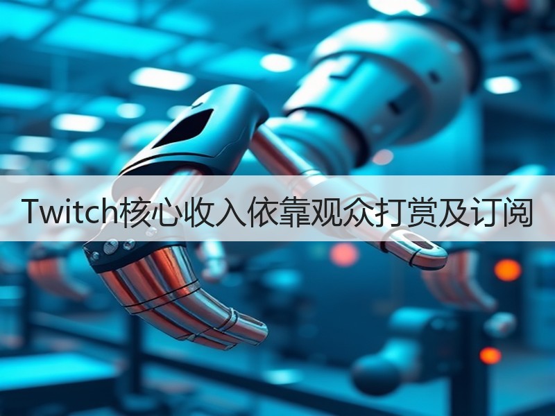 Twitch核心收入依靠观众打赏及订阅