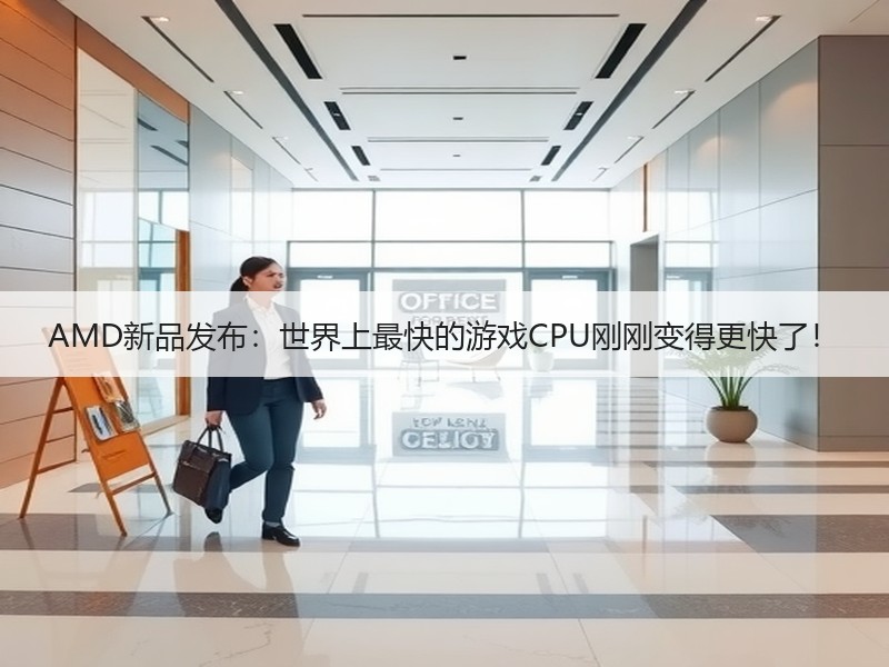 AMD新品发布：世界上最快的游戏CPU刚刚变得更快了！