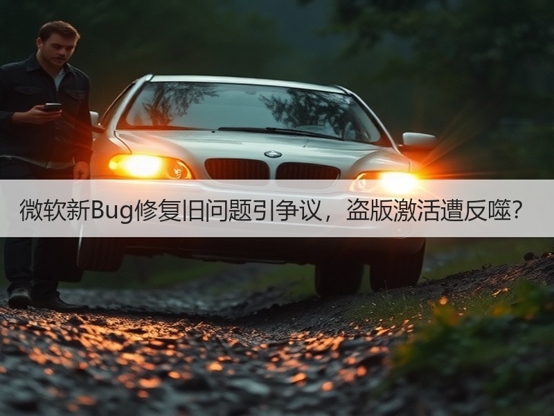 微软新Bug修复旧问题引争议，盗版激活遭反噬？