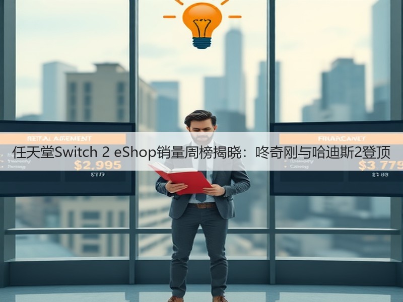 任天堂Switch 2 eShop销量周榜揭晓：咚奇刚与哈迪斯2登顶
