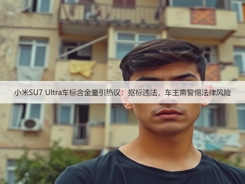小米SU7 Ultra车标含金量引热议：抠标违法，车主需警惕法律风险