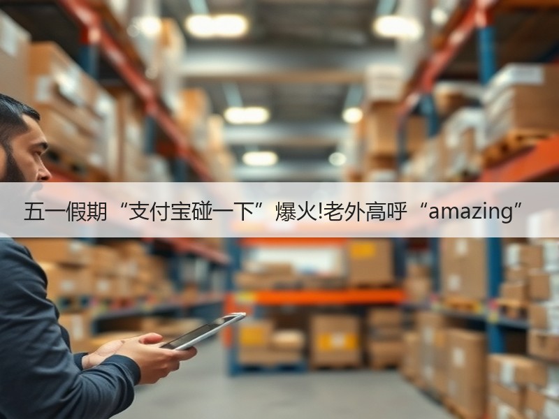 五一假期“支付宝碰一下”爆火!老外高呼“amazing”