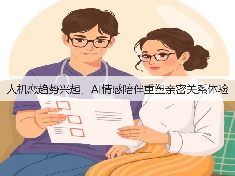人机恋趋势兴起，AI情感陪伴重塑亲密关系体验