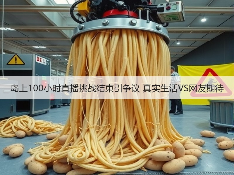 岛上100小时直播挑战结束引争议 真实生活VS网友期待