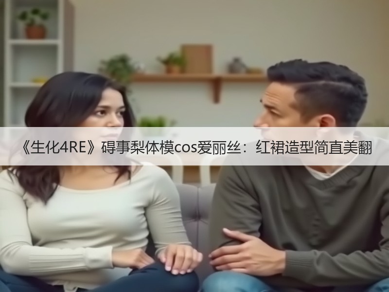 《生化4RE》碍事梨体模cos爱丽丝：红裙造型简直美翻