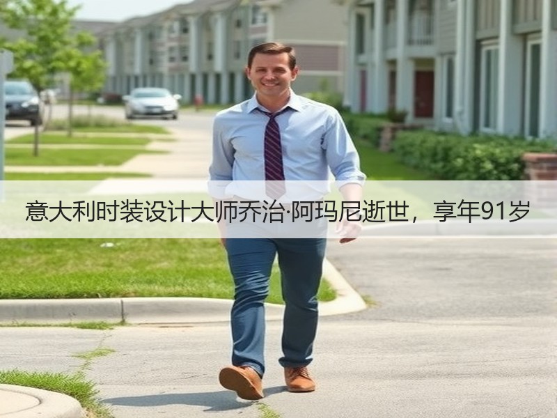 意大利时装设计大师乔治·阿玛尼逝世，享年91岁