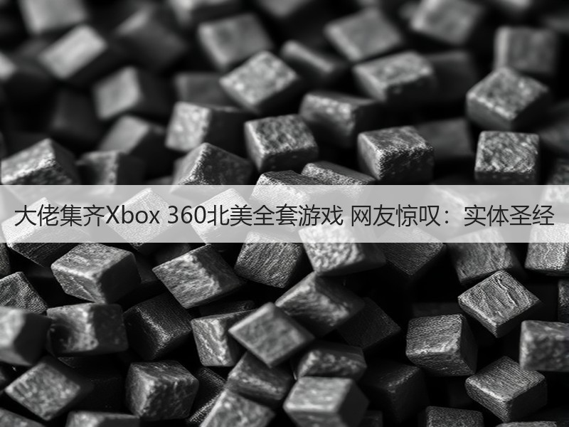 大佬集齐Xbox 360北美全套游戏 网友惊叹：实体圣经