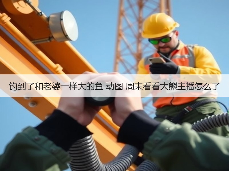 钓到了和老婆一样大的鱼 动图 周末看看大熊主播怎么了