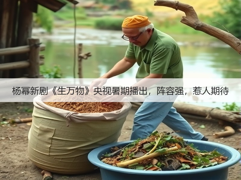 杨幂新剧《生万物》央视暑期播出，阵容强，惹人期待