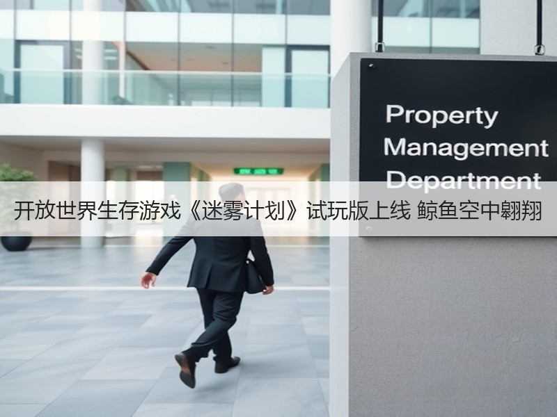 开放世界生存游戏《迷雾计划》试玩版上线 鲸鱼空中翱翔