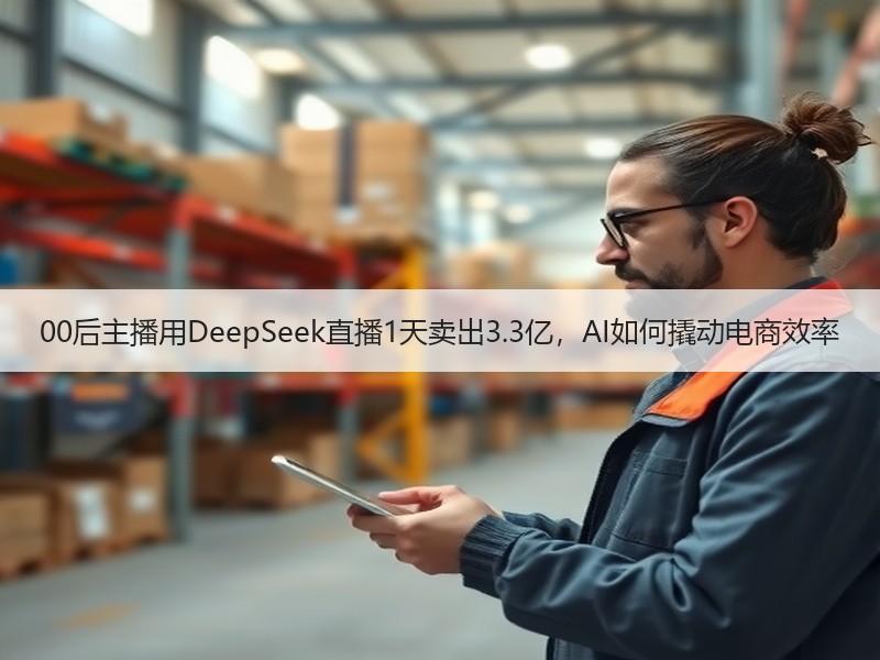 00后主播用DeepSeek直播1天卖出3.3亿，AI如何撬动电商效率
