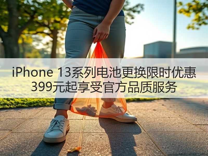 iPhone 13系列电池更换限时优惠 399元起享受官方品质服务