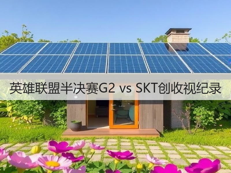 英雄联盟半决赛G2 vs SKT创收视纪录