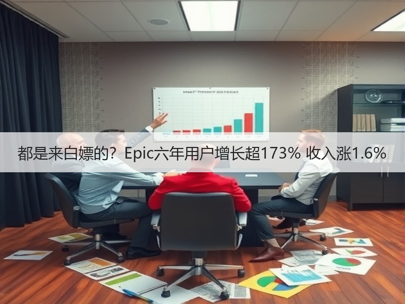 都是来白嫖的？Epic六年用户增长超173% 收入涨1.6%