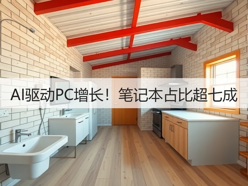 AI驱动PC增长！笔记本占比超七成