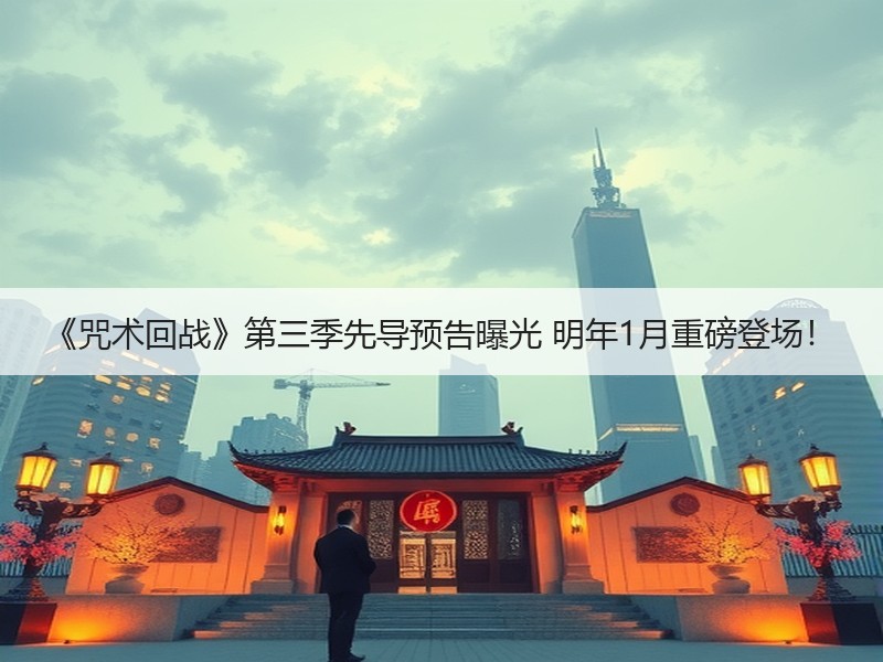 《咒术回战》第三季先导预告曝光 明年1月重磅登场！