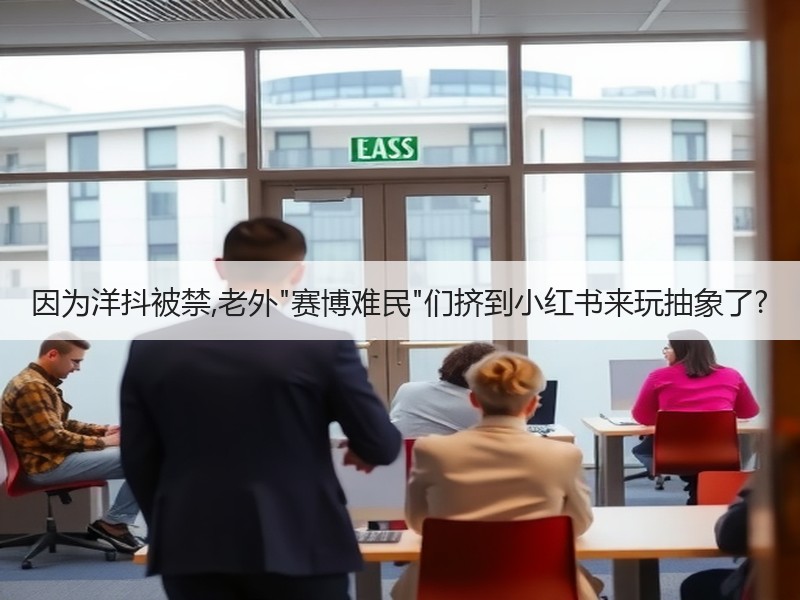 因为洋抖被禁,老外
