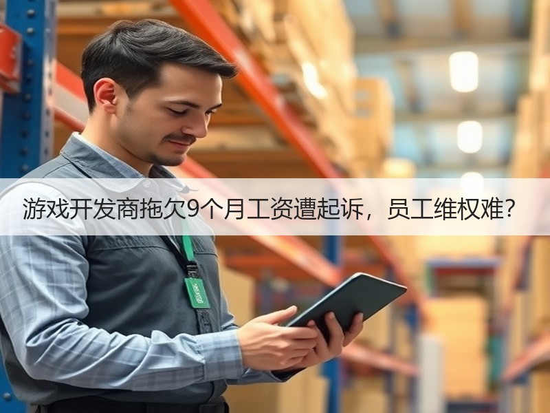 游戏开发商拖欠9个月工资遭起诉，员工维权难？