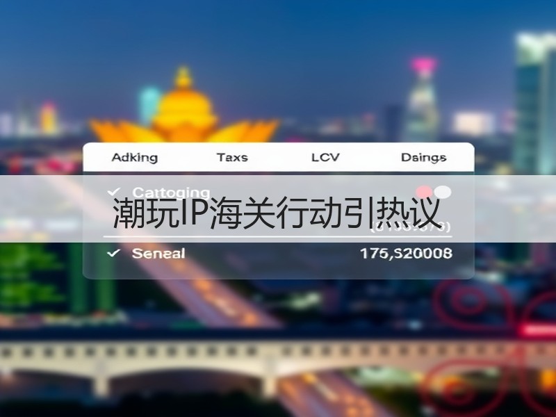 潮玩IP海关行动引热议