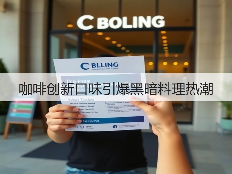 咖啡创新口味引爆黑暗料理热潮