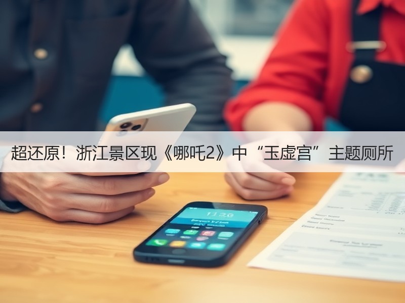 超还原！浙江景区现《哪吒2》中“玉虚宫”主题厕所