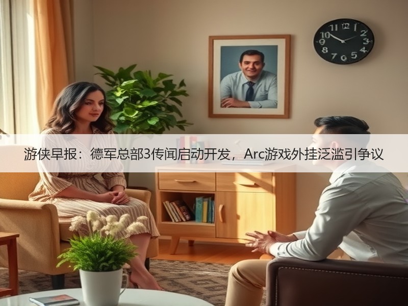 游侠早报：德军总部3传闻启动开发，Arc游戏外挂泛滥引争议