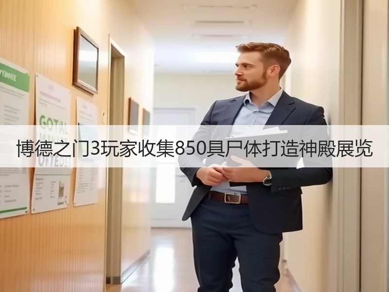 博德之门3玩家收集850具尸体打造神殿展览
